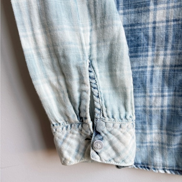 Dylan Plaid Button Up Long Sleeve Shirt Small NWT - Picture 7 of 8